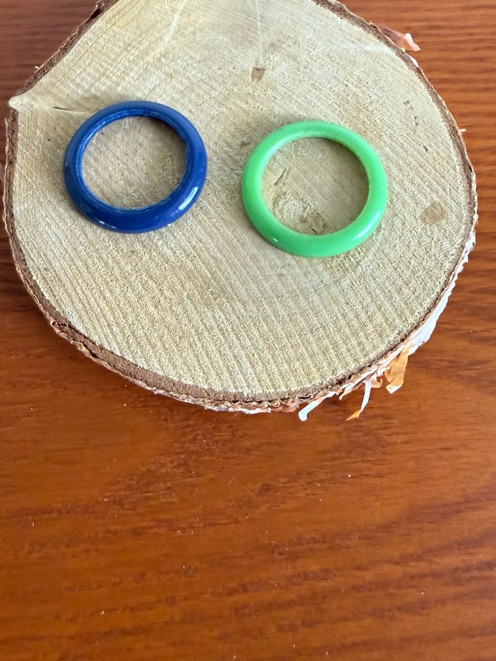 2-Gucci Light Green and Navy Bezels  for Gucci Vintage Interchangeable bezel